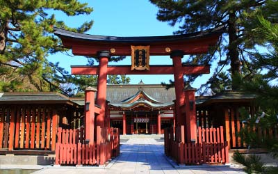 氣比神宮 重要文化財 日本三大木造鳥居